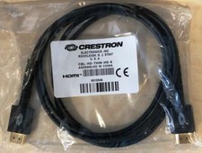 Crestron HDMI Cable, Male-to-Male, 6 feet Thin, Mercury. SMALL HEAD NEW