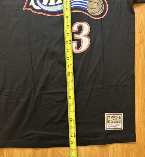 Camiseta 76ers Allen Iverson #3 NBA Mitchell & Ness Clásicos Madera Dura Talla Med - Imagen 7 de 9