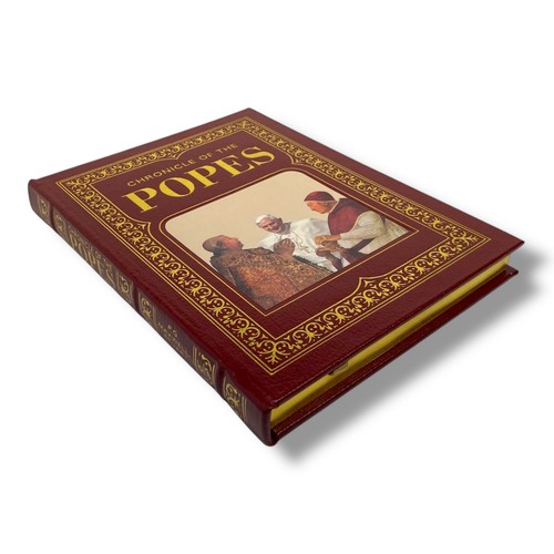 Chronicles of the Popes by Maxwell-Stuart, Thames & Hudson 2006 - Leather Bound