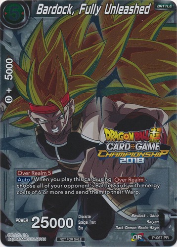 Bardock, Fully Unleashed - P-067 - Promotion Cards NM-Mint DBS Dragon Ball Super