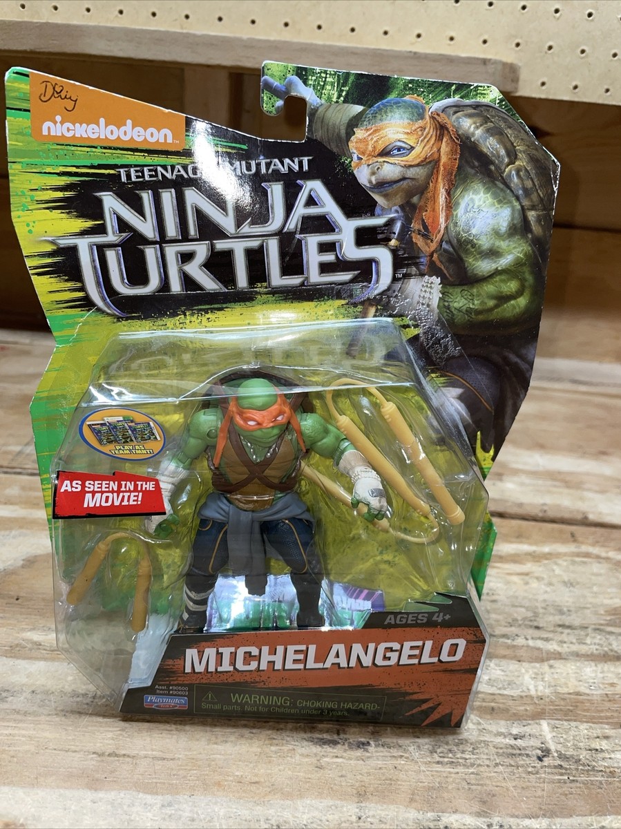 Playmates TMNT Mikey タートルズ　ミケランジェロ　フィギュア プレイメイツ タートルズ ミュータント・パニック！TMNTマイキー