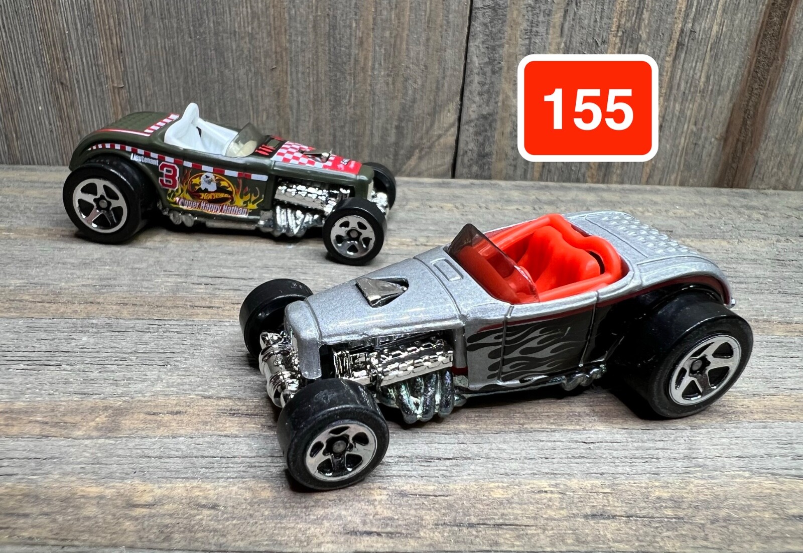 BLISTER PULLS! NEW Hot Wheels Team Ford Racing Deuce Roadster 2008 Lot Loose 155
