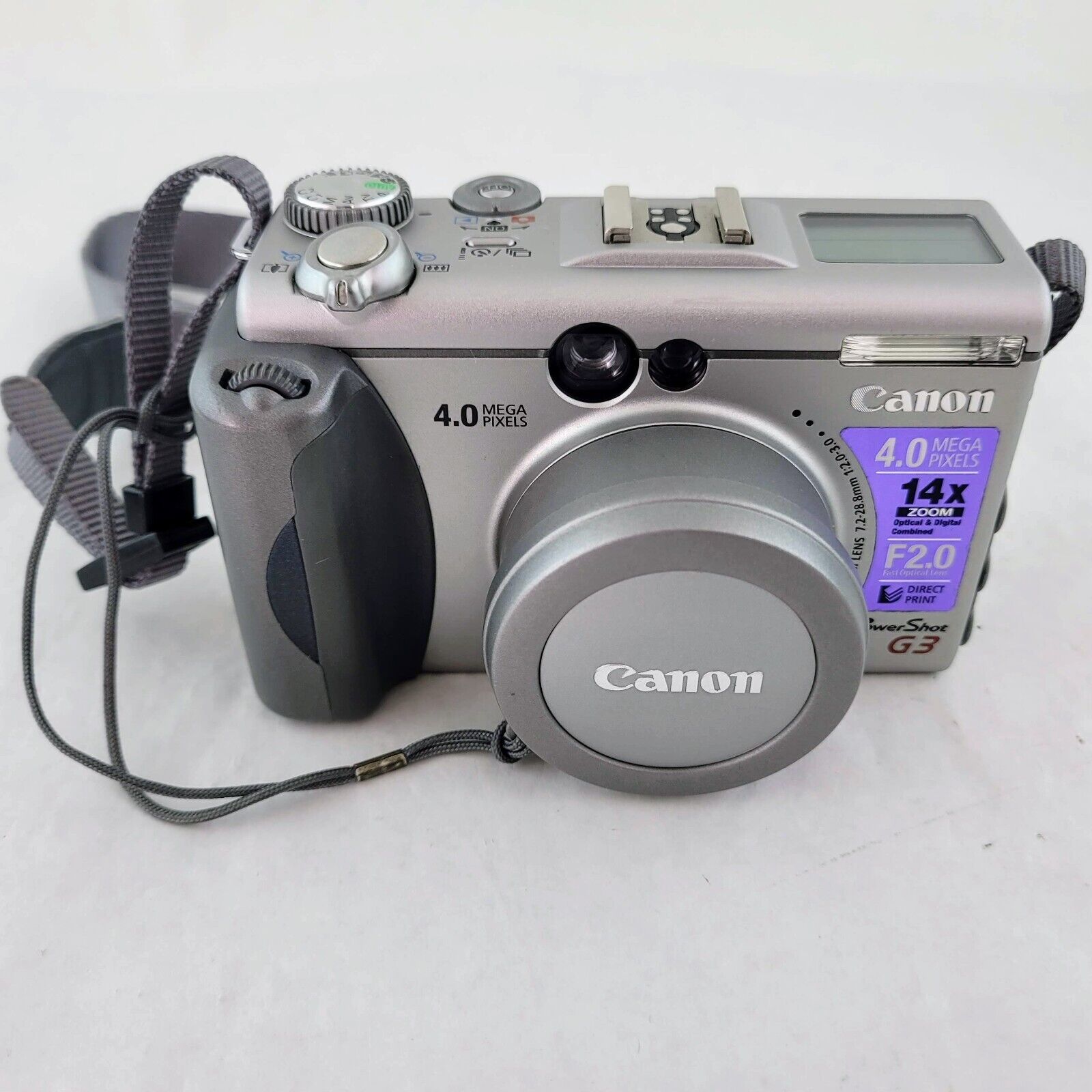 Canon PowerShot G3 4.0MP Digital Camera - Silver for sale online 
