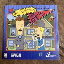 Beavis And Butt-head Do U (1998, PC CD-Rom Game) Manual ONLY