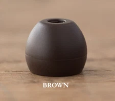 FINAL Premium Ear Tips Type E fit SONY SENNHEISER SHURE Earphones Earbuds BROWN