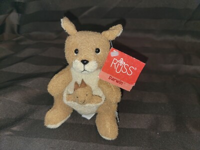 Russ Luv Pets Plush Bean Bag Chamois Beanie RARE 5