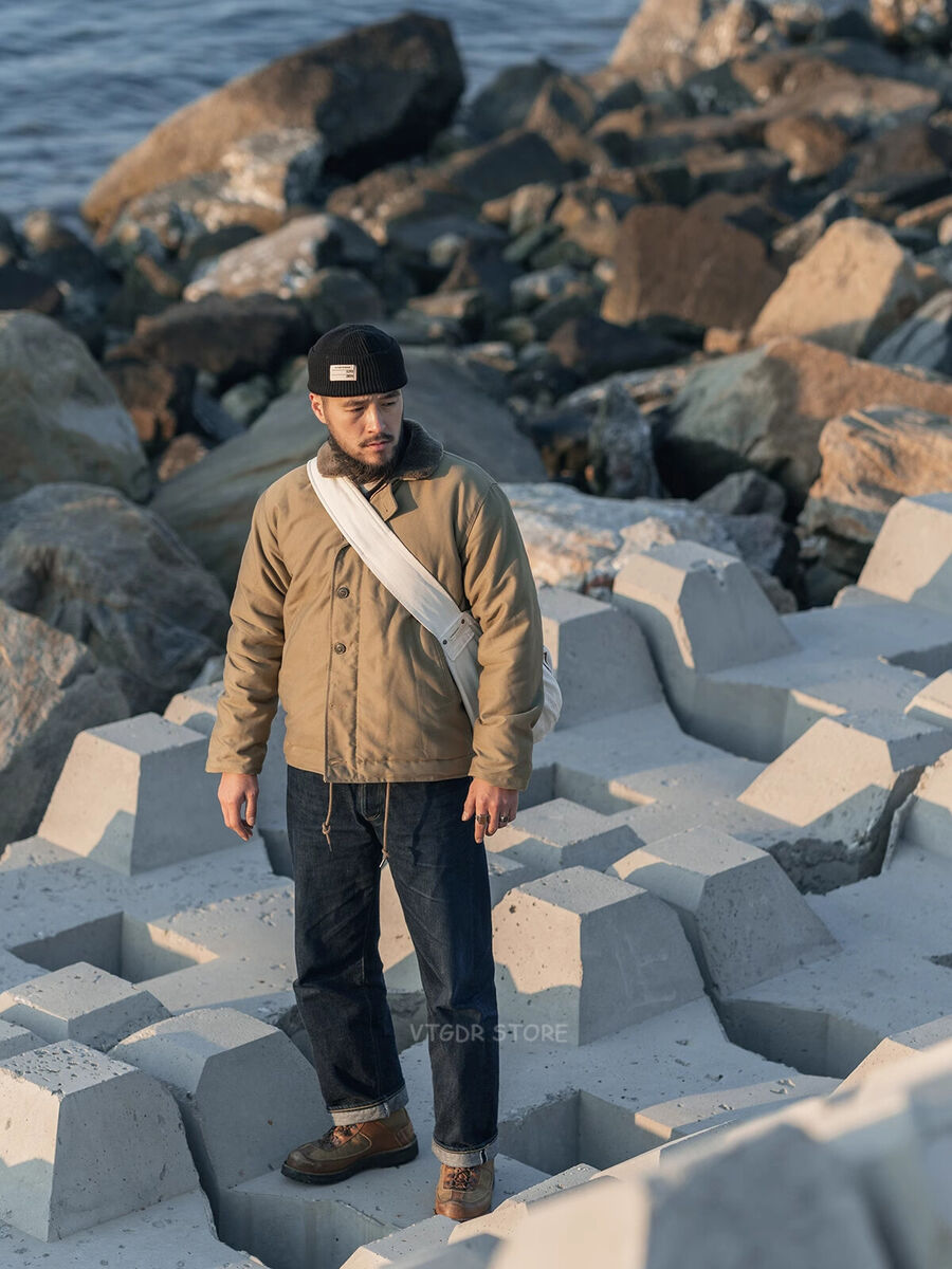 Bronson Heavy-Duty N-1 Deck Jacket Plain Version Jungle Bronson Heavy-Duty N-1 Deck Jacket Plain Version Jungle