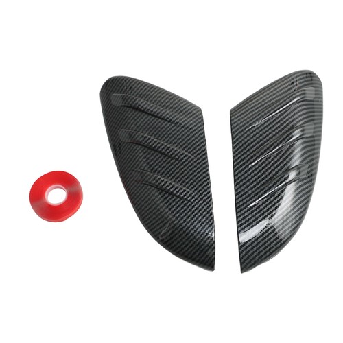 NEW Carbon Fiber Mirror Caps Cover Fits for Honda Civic Type-R FK8 2016-2021 - Picture 6 of 11