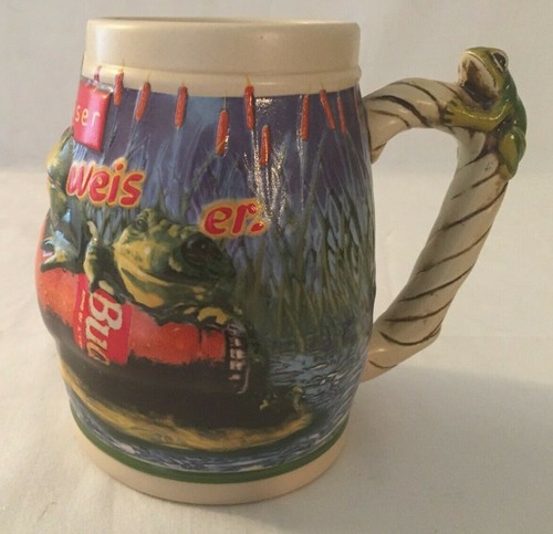 Budweiser 1996 Bud-Weis-Er Frog Stein CS289 - Picture 4 of 5