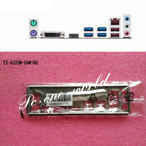 I/O Shield Backplate For ASUS EX-A320M-GAMING Motherboard IO - Bild 2 von 4