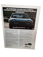 1982 Whistler Speed Radar Detector Print Ad Original 80s