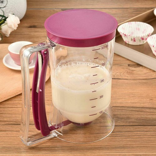 900ml Batter Dispenser DIY Muffin Cupcake Pancake Kitchen Measuring Baking Tools - Picture 10 of 12