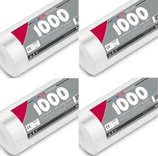 4 Erfurt 1000 Grade Professional Wall Lining Paper Rolls 10M x 53cm 5.3sqm Cover