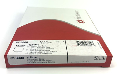 5 Hollister 8800 Flextend Ostomy Skin Barrier 4 x 4'' Expires 2028