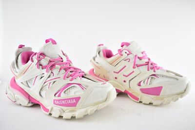 Balenciaga Track Sneaker Pink White Distress Worn Out Platform