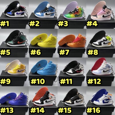3D Mini Collectible Pendant Collectible Mini Shoe Keyrings｜Shoe Box Available