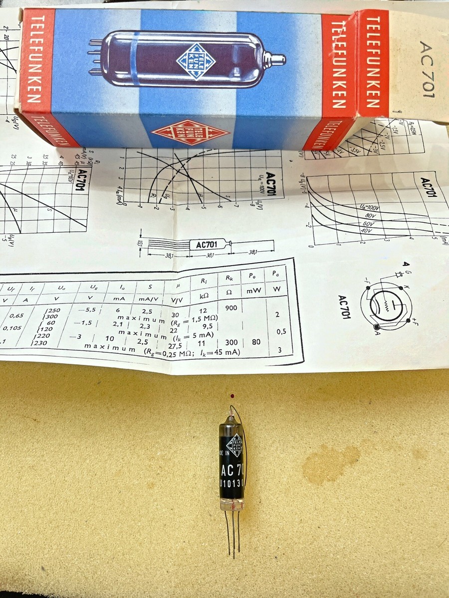 Telefunken AC701K AC701 AC-701 Neumann M49 M50 M269 KM53 KM54 KM56