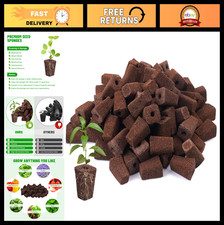 100 Pack Grow Sponges for Hydroponics, Seed Starter Plugs & Root Growth Pods 0.36 per gallon
