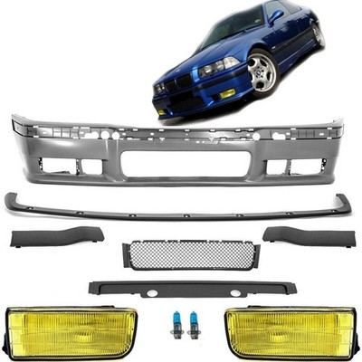 Stoßstange vorne alle Modelle + GT Lippe+ Nebel Gelb OE für BMW 3er E36 + M & M3