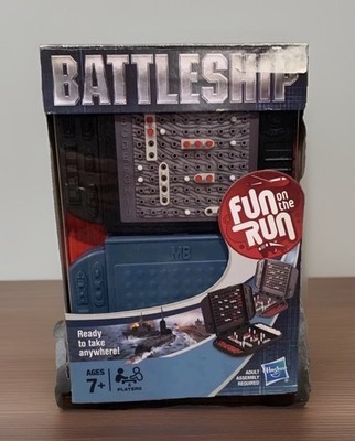 Battleship Travel Game Fun On The Run Take Anywhere by Hasbro 2010 NEW