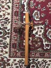 Handcrafted Navajo Native American Style Wood Flute with Horse