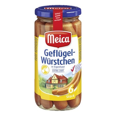 Meica Geflügel Würstchen in Eigenhaut extra zart 6 Stück 180g