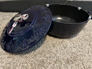 STAUB EaNABE S スノーフレーク グランブルー Amazon.co.jp: staub