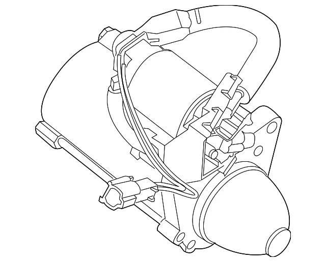 Genuine Nissan Titan Armada NV1500 NV2500 Starter Motor - OEM - Image 2 of 4