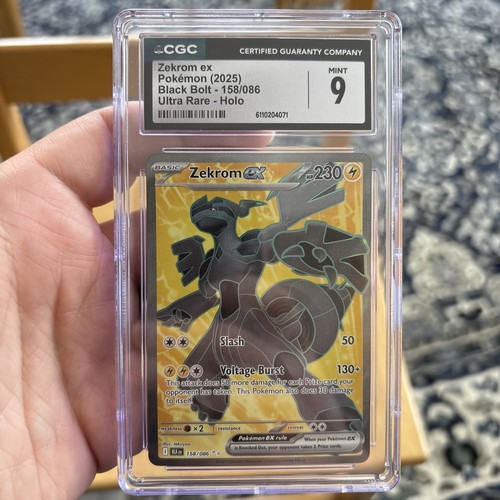 Zekrom ex graded CGC 9 for sale on eBay