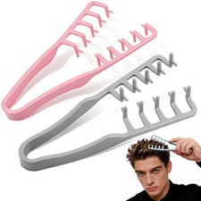 2Pcs Texture Comb,Volume Hair Comb Wide Tooth Comb for Curls,Styling Comb,Combs