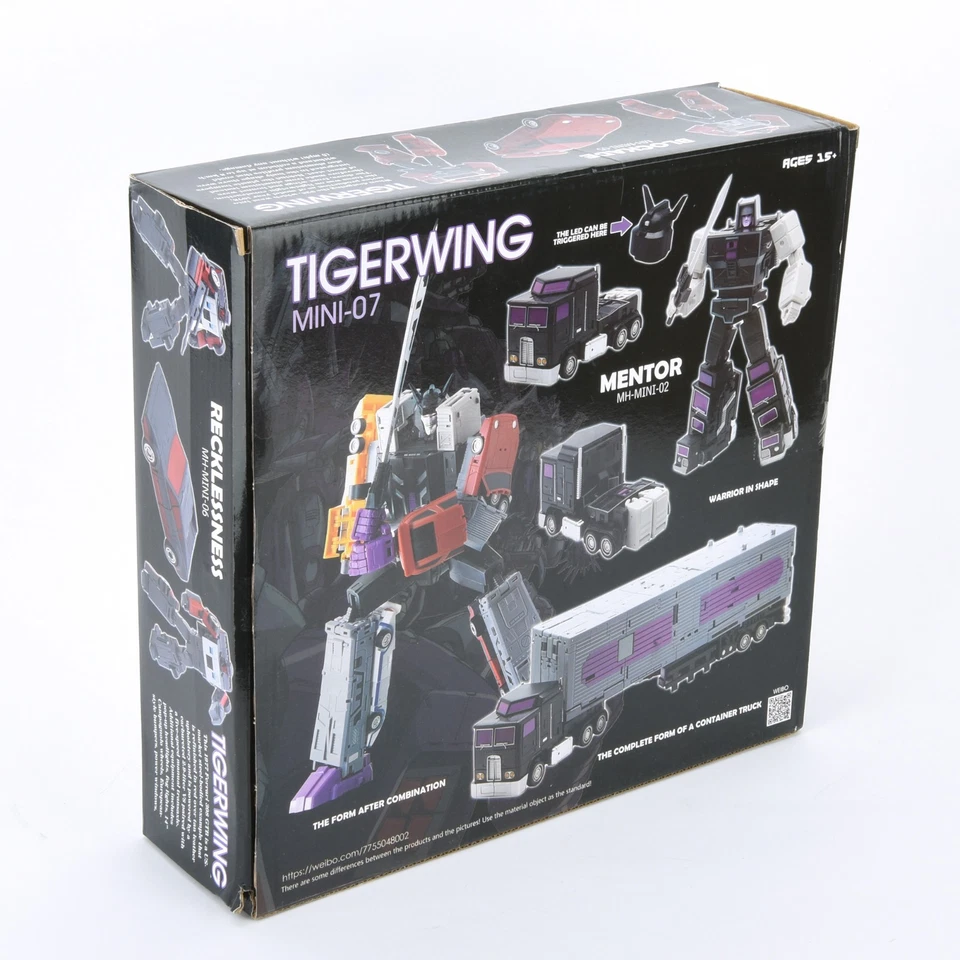 Transformers Tigerwing Menasor 5 in 1 Transforming Figures Set Motormaster Gift - Image 3 of 4