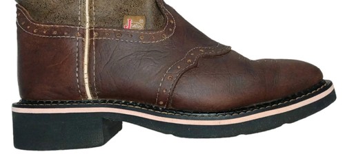 Justin L9951 Botas Vaqueras Gitanas Bordadas Florales Punta Cuadrada Mujeres Talla 8B - Imagen 8 de 18