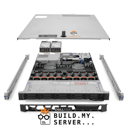 Dell PowerEdge R640 NVMe Server 2.10Ghz 32-Core 128GB RAM 10x Caddies Rails