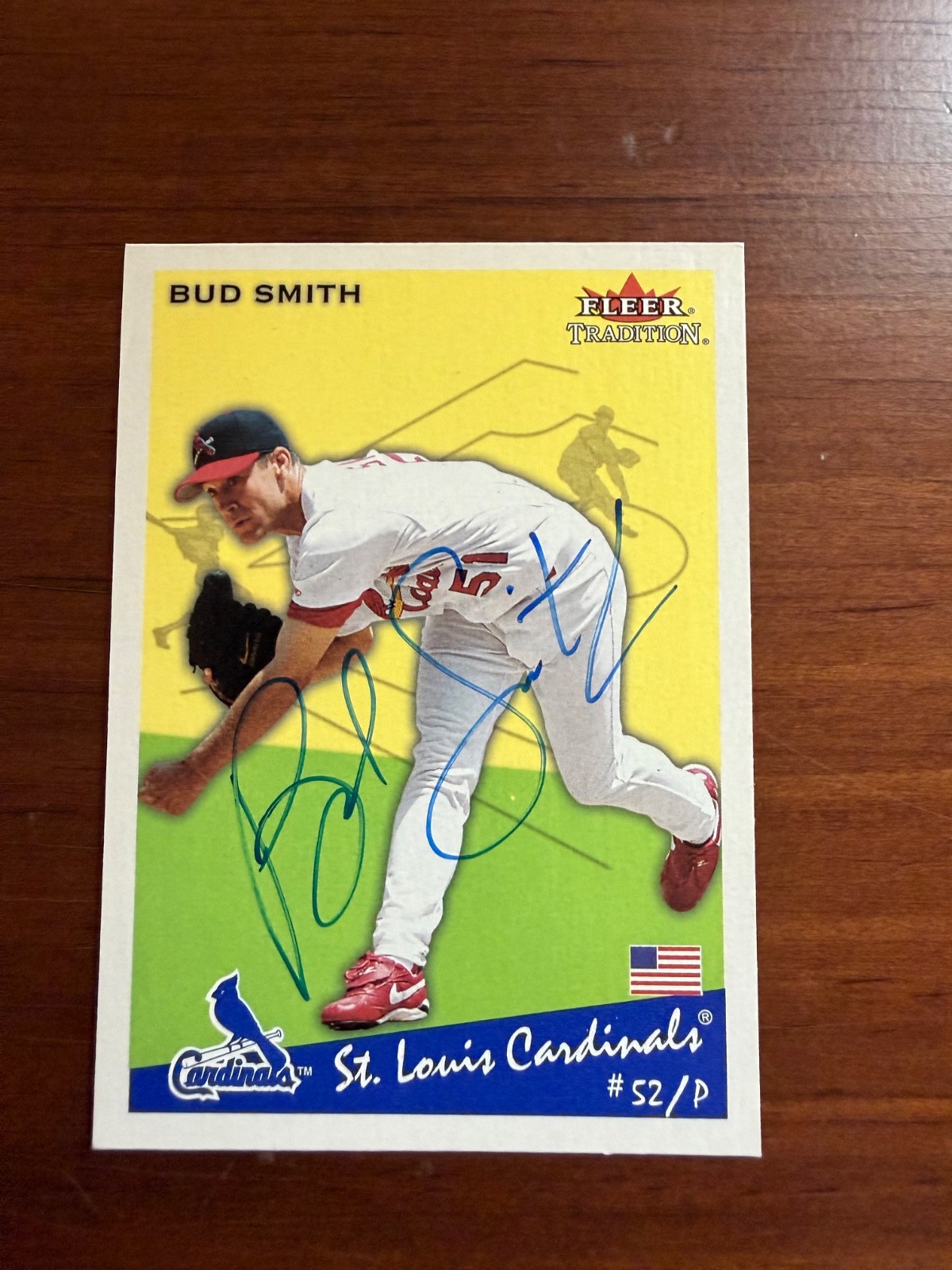 Signed 2002 Fleer Tradition - Bud Smith