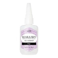 KIARA SKY PROFESSIONAL NAILS DIP ESSENTIAL TOP REFILL 2OZ. - BRAND NEW