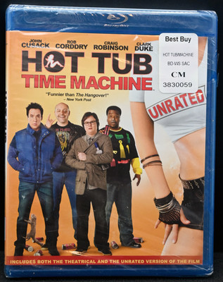 Hot Tub Time Machine Blu-ray 2011 New Sealed John Cusack Chevy Chase Disc HD!!