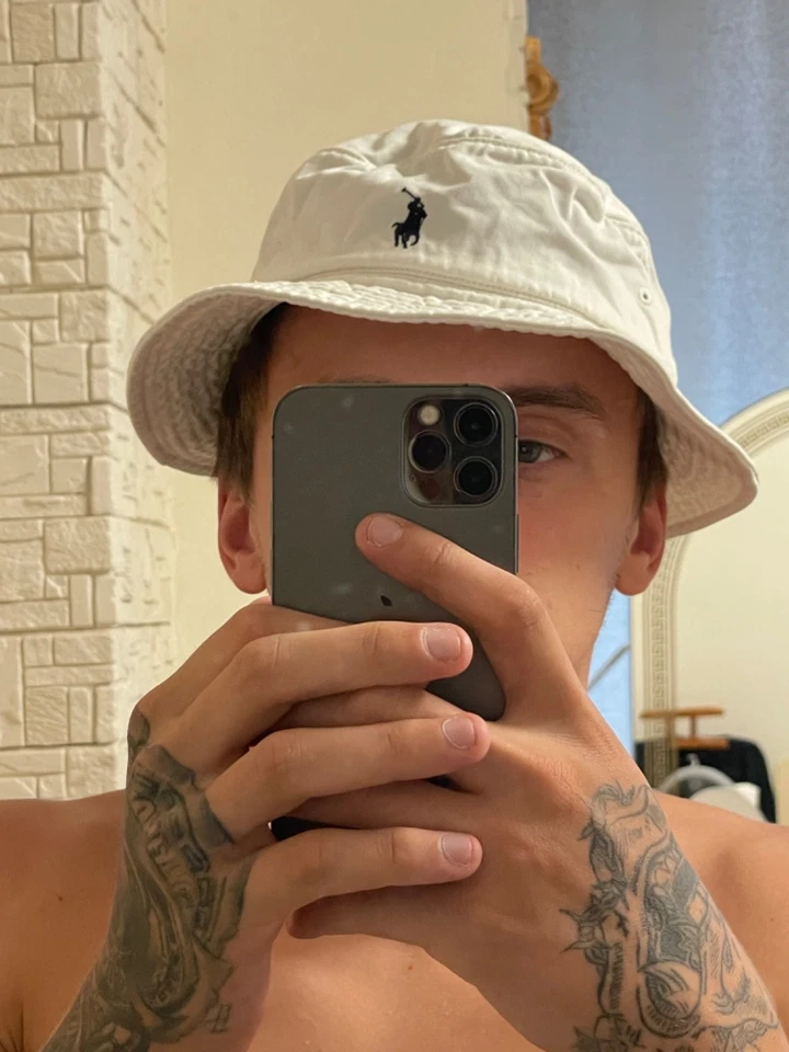 Polo Ralph Lauren Bucket Hat Cotton Men’s White Size S-M - Image 2 of 4