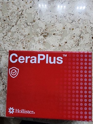 Lot of 11 Boxes CeraPlus 11203 Ostomy skin barrier with tape. 5 Units per box.