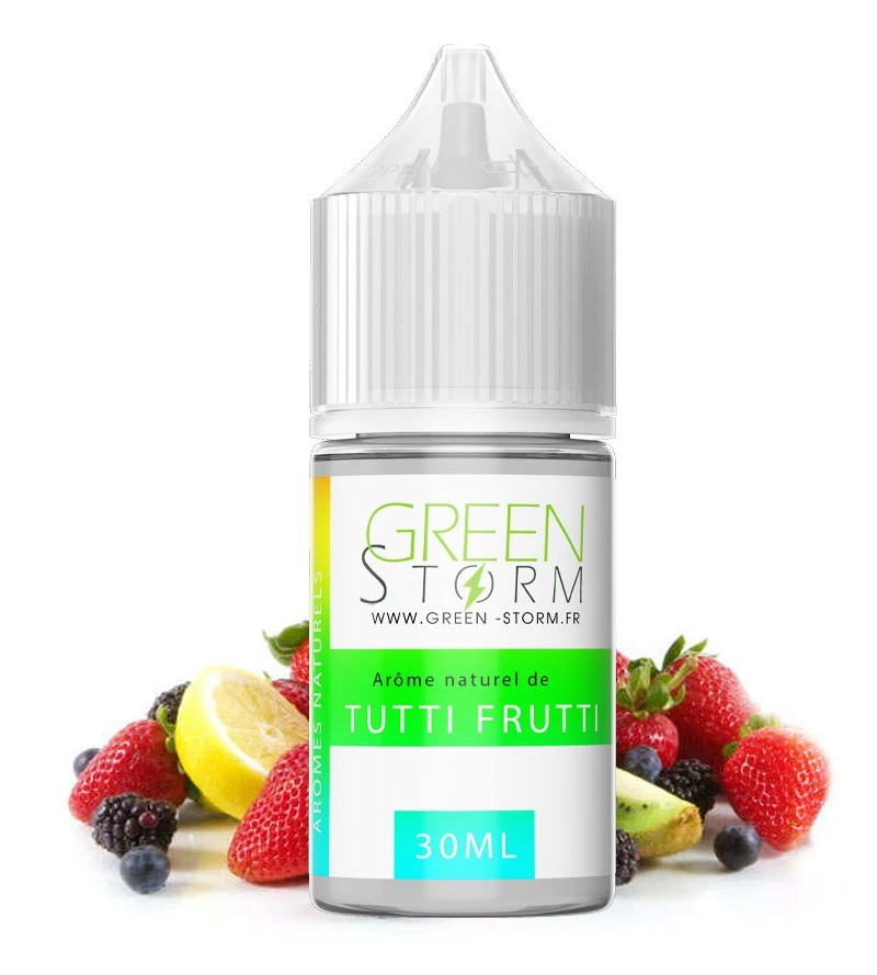 VAPFUSION Arôme alimentaire naturel TUTTI FRUTTI 30 ml - 100% pure et naturelle - HEBBD -