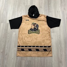 Grand Rapids Griffins Camo Hooded Shirt Men's Extra Large AHL Hockey Pullover