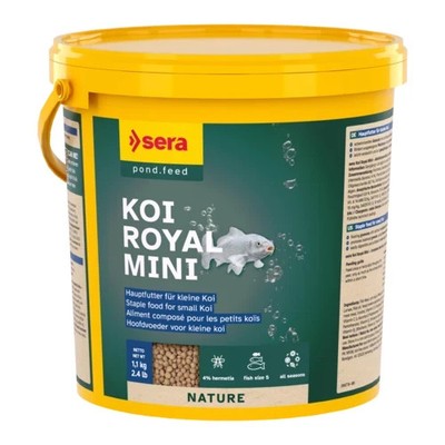 Sera Pond koi royal mini floating pellets.2.4 lbs food for koi, Juvenile Fish