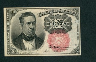 10¢ ((CU)) Fourth Issue Fractional Note PAPER CURRENCY AUCTION