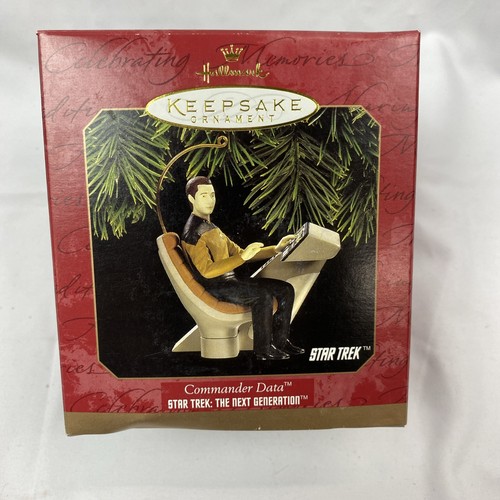 Hallmark Star Trek Next Generation Commander Data Christmas Ornament 1997 - Picture 1 of 7