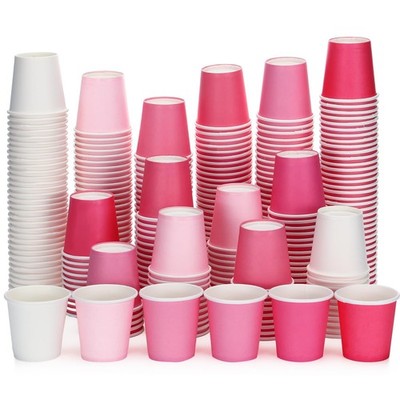 300 Count 3 oz Disposable Small Paper Cups Bathroom, Mouthwash, Espresso & Sn...