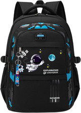 Astronaut Backpack for Boys School Bags Space Kids Backpack for School Elementar