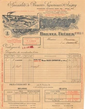 19-0425 1920 BUTTERRES SUPERIEURS D ISIGNY BRETEL FRERES A VALOGNES