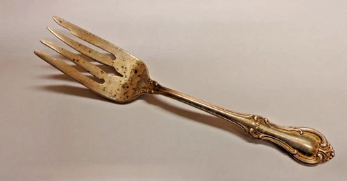 International Silver Sterling Joan of Arc   Fork  NEEDS POLISHING