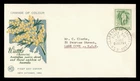 DR WHO 1964 AUSTRALIA FDC WATTLE FLOWER WSC CACHET 2.30 R42041