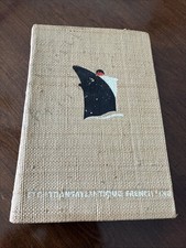 Transatlantic French Line Agenda 1938 Normandie Ile De France Illustrated Clean