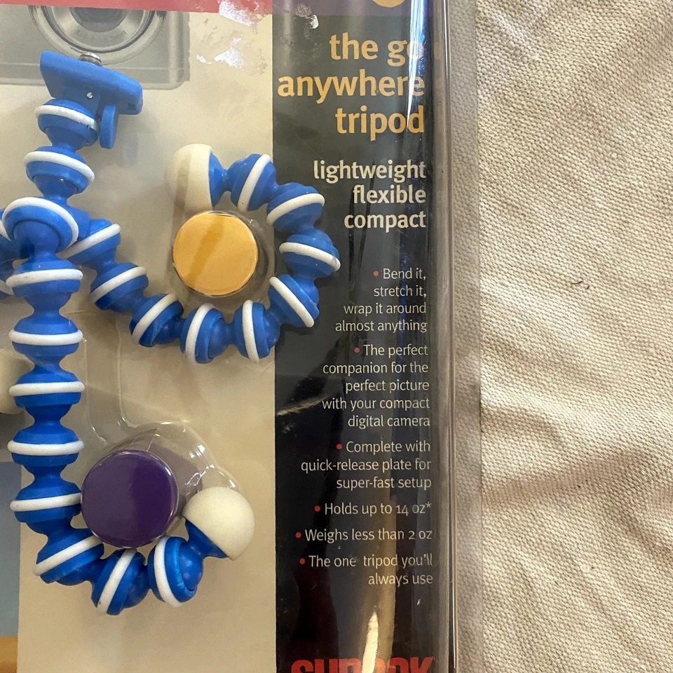 Vintage NWT Sunpak FlexPod Pro Lightweight Gripper Camera Tripod Photography - Image 2 of 3